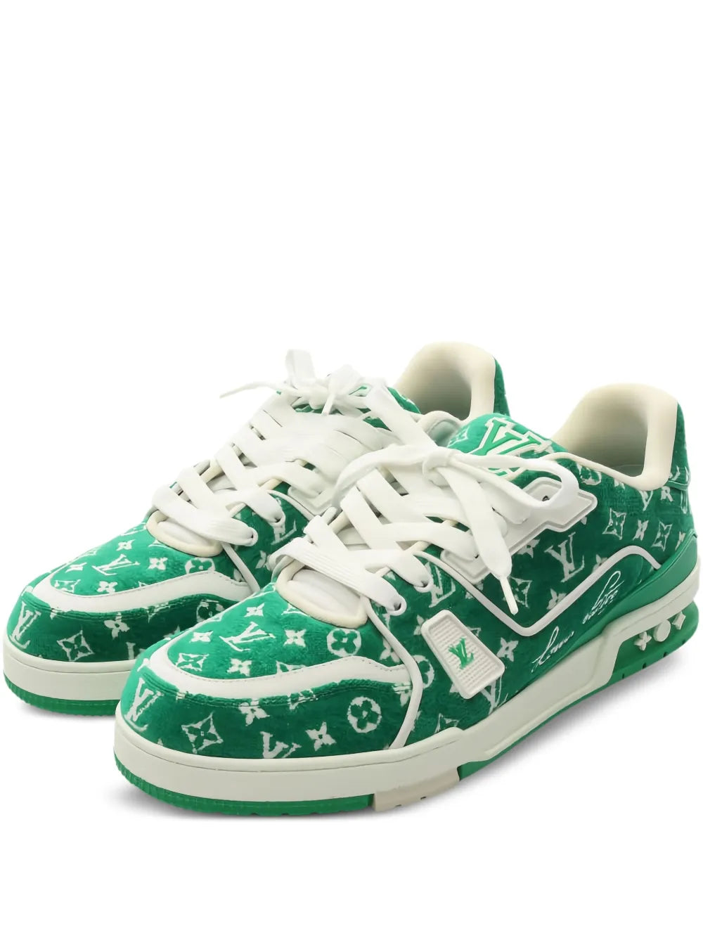 Louis Vuitton monogram-pattern sneakers